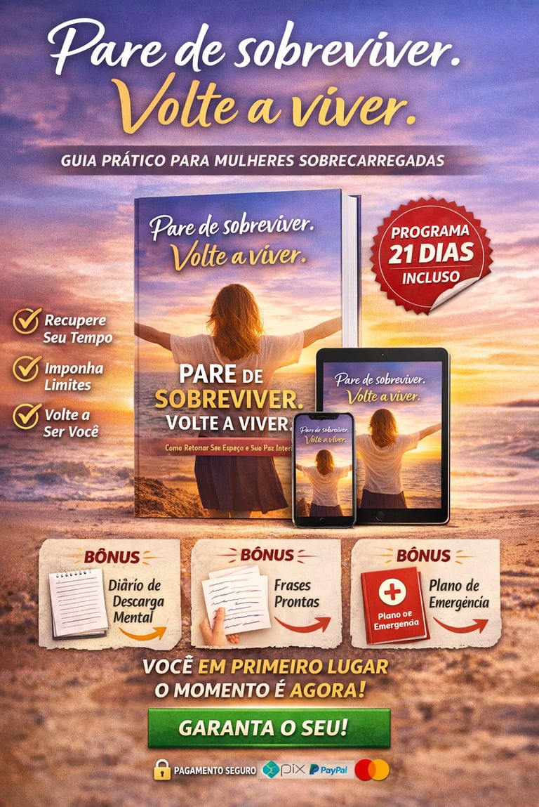 Por que você está cansada mentalmente o tempo todo? Descubra a verdade sobre sobrecarga mental e com