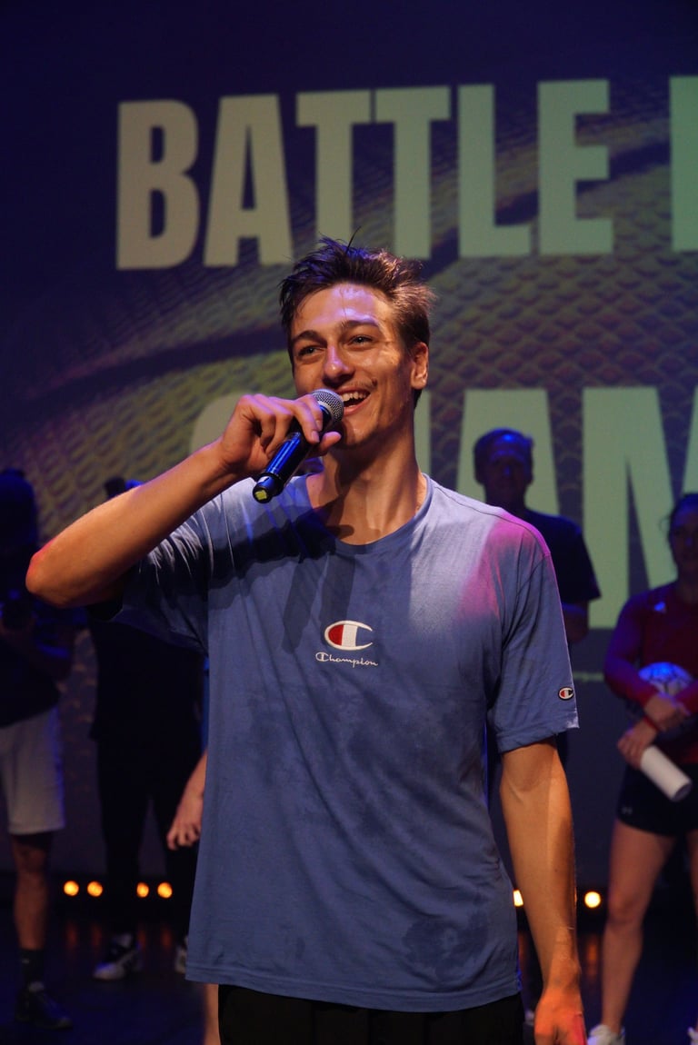 Ben discours championnat de France 2025 de football freestyle