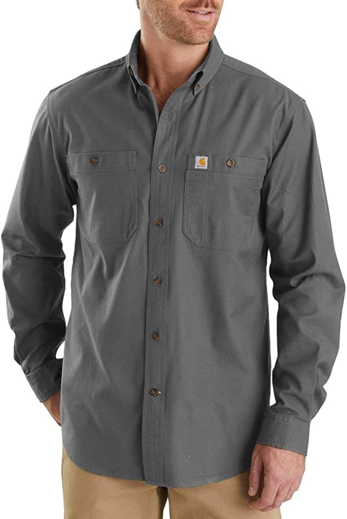 Carhartt Men's Rugged Flex Rigby Long Sleeve Work Shirt (Regular and Big & Tall Sizes)