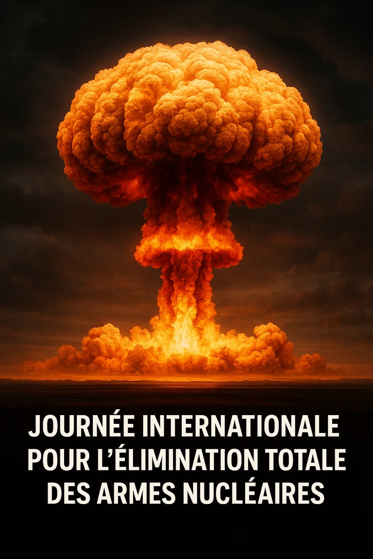 Illustration pour la journée internationale pour l’élimination totale des armes nucléaires