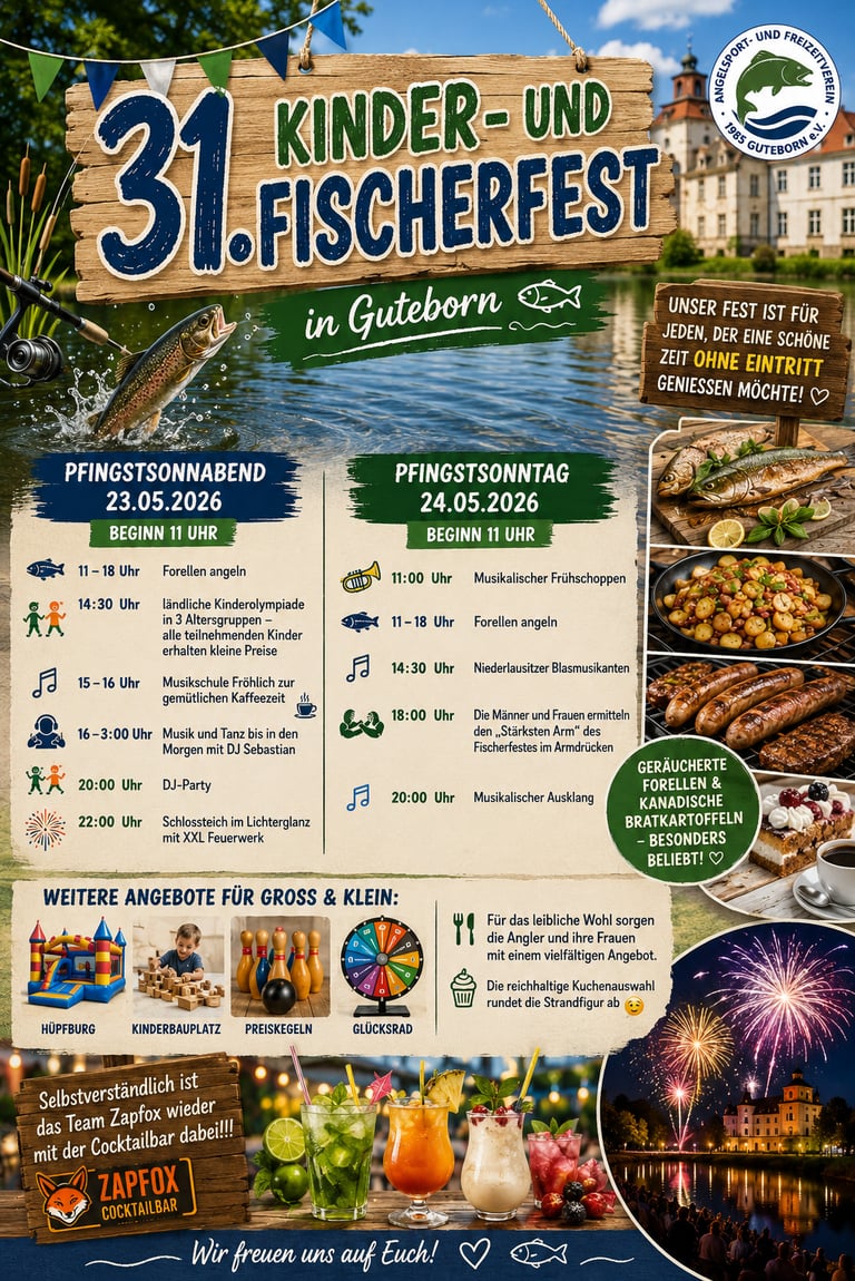 Programm zum 31. Kinder- und Fischerfest