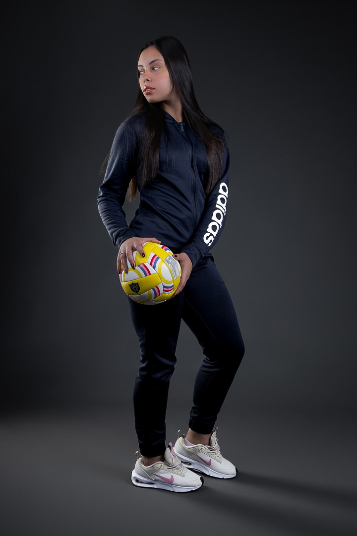 fotografia de atleta e professora de educação física