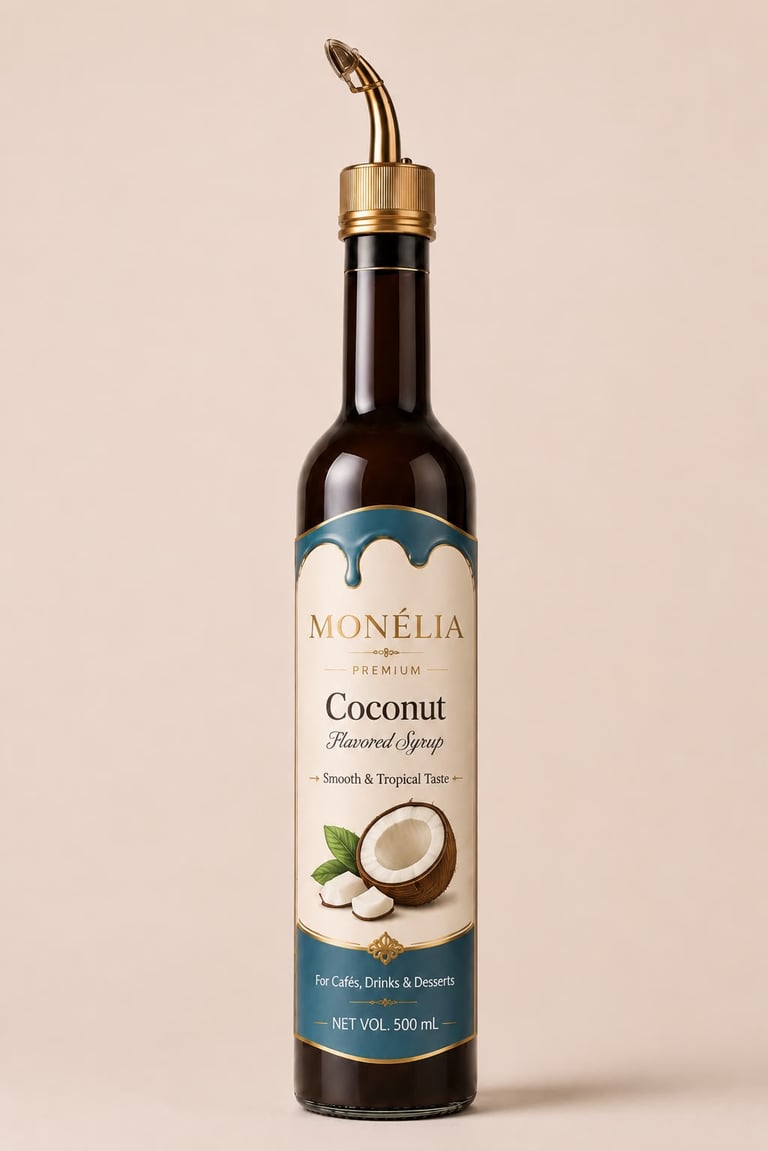 MONÉLIA Premium Syrups for professional cafés and beverage creators MONELIA COCONUT