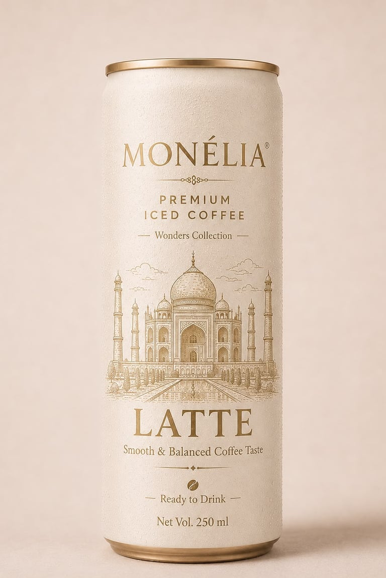 MONÉLIA Premium Iced Coffee ready-to-drink collection