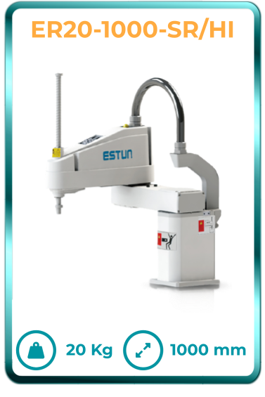 Robot industrial Scara chino de calidad en Mexico modelo Estun ER20-1000-srhi