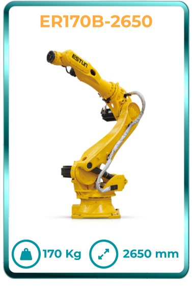 Robot industrial chino de calidad en México tipo Estun 6ejes modelo ER170B-2650