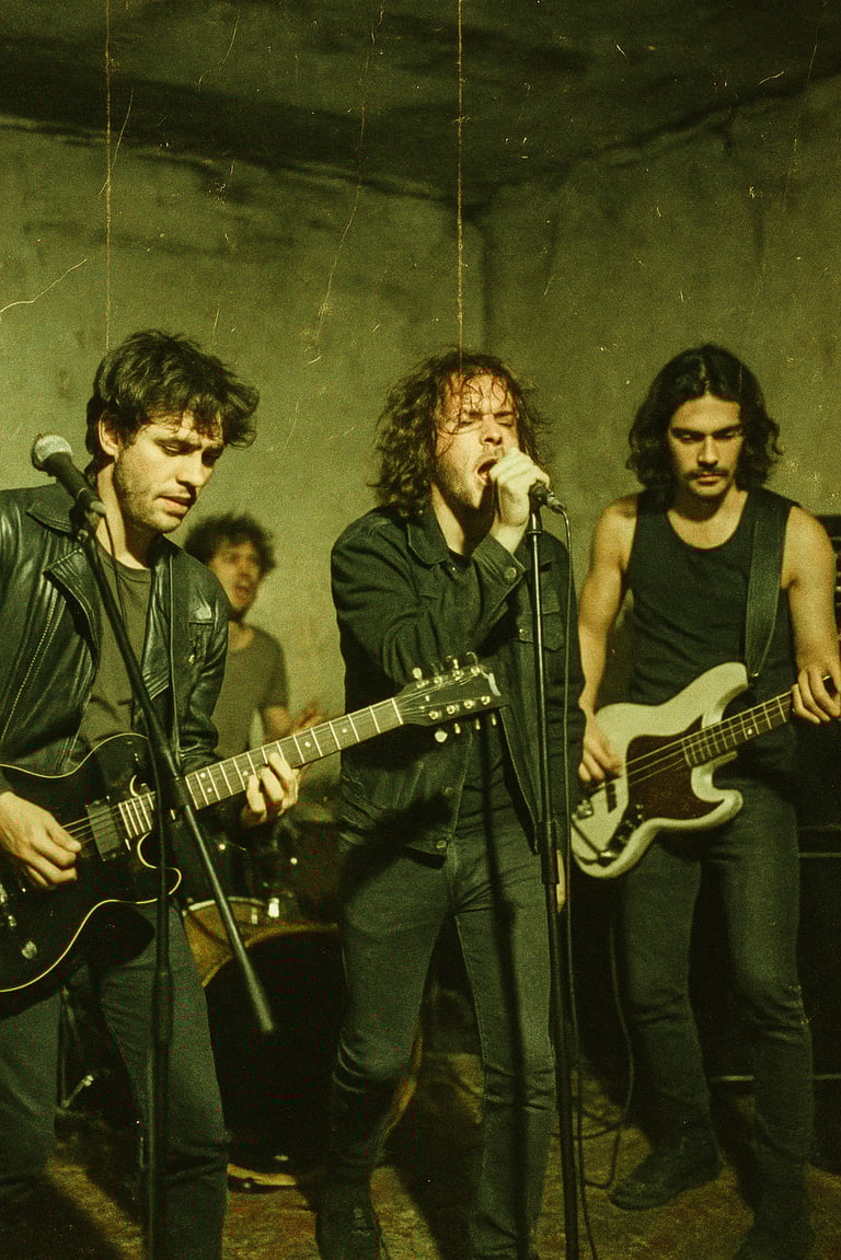 Groupe de Rock live - Journée internationale de la musique