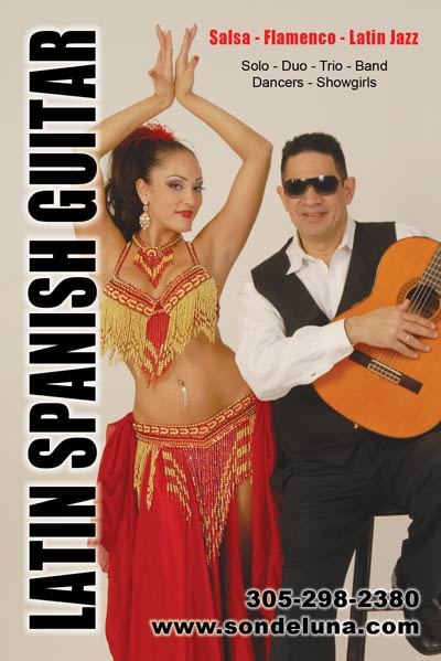 Salsa-Flamenco-Latin Dance Guitar Show at your special event