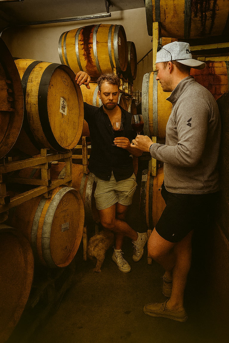 Liam Berti, James Berti, Three Tuns Wine