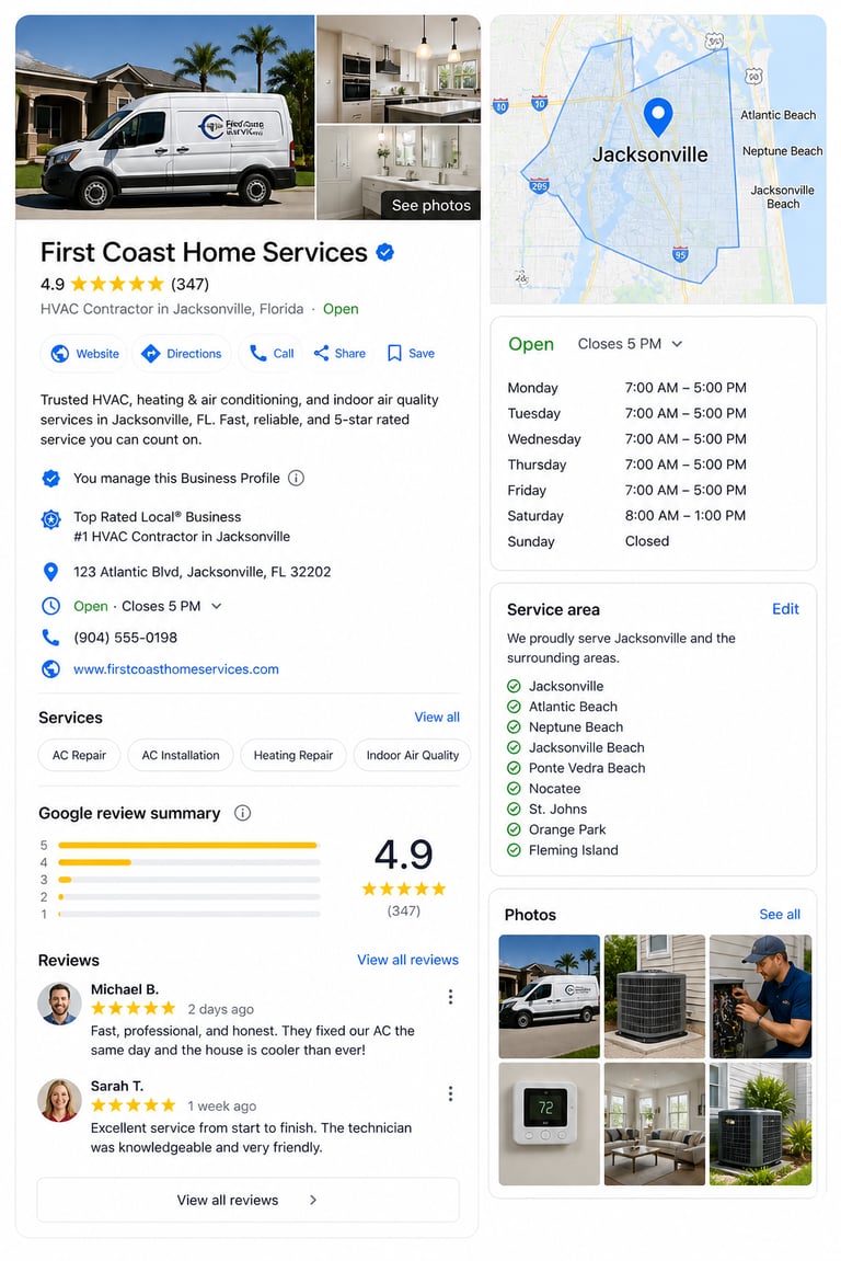 Google Business Profile in Jacksonville, FL