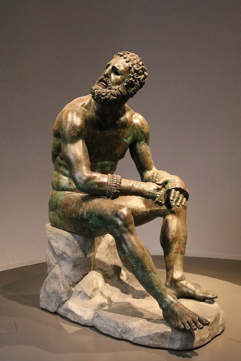 The Boxer at Rest, Hellenistic Greek, c. 1st c. BCE