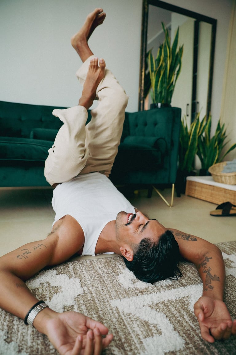 Dany Peña model and content creator in luxury lifestyle wellness photoshoot