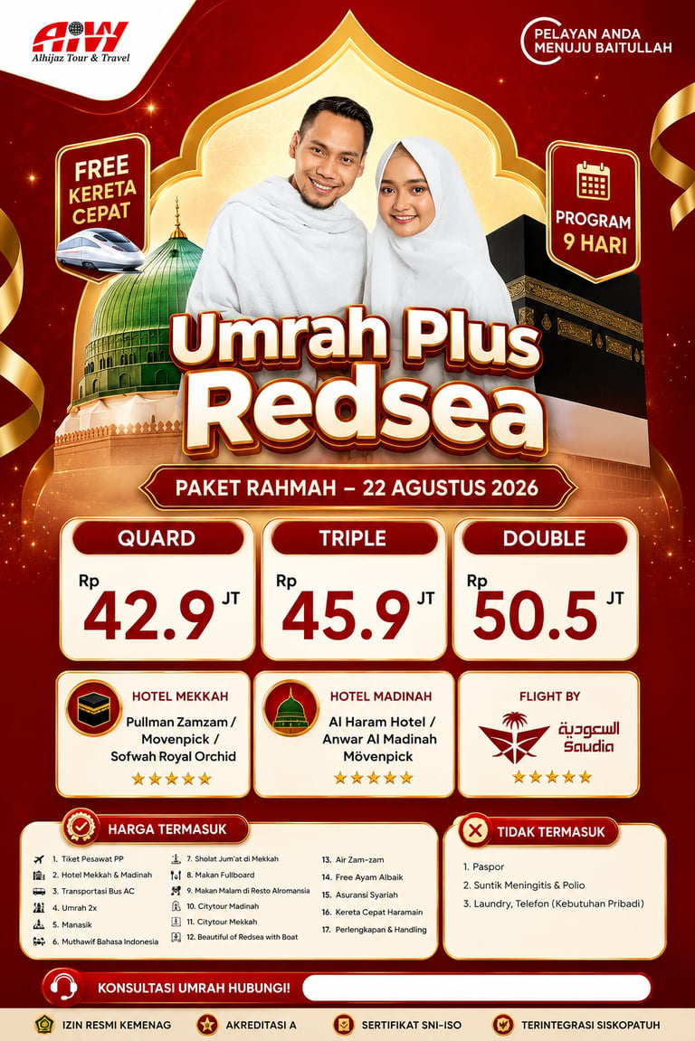 Paket Umrah Plus Redsea 2026