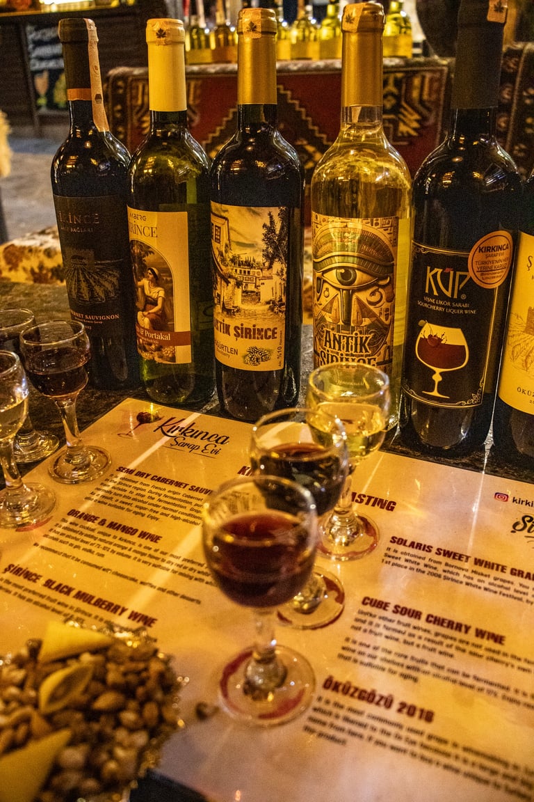 Şirince wine tasting