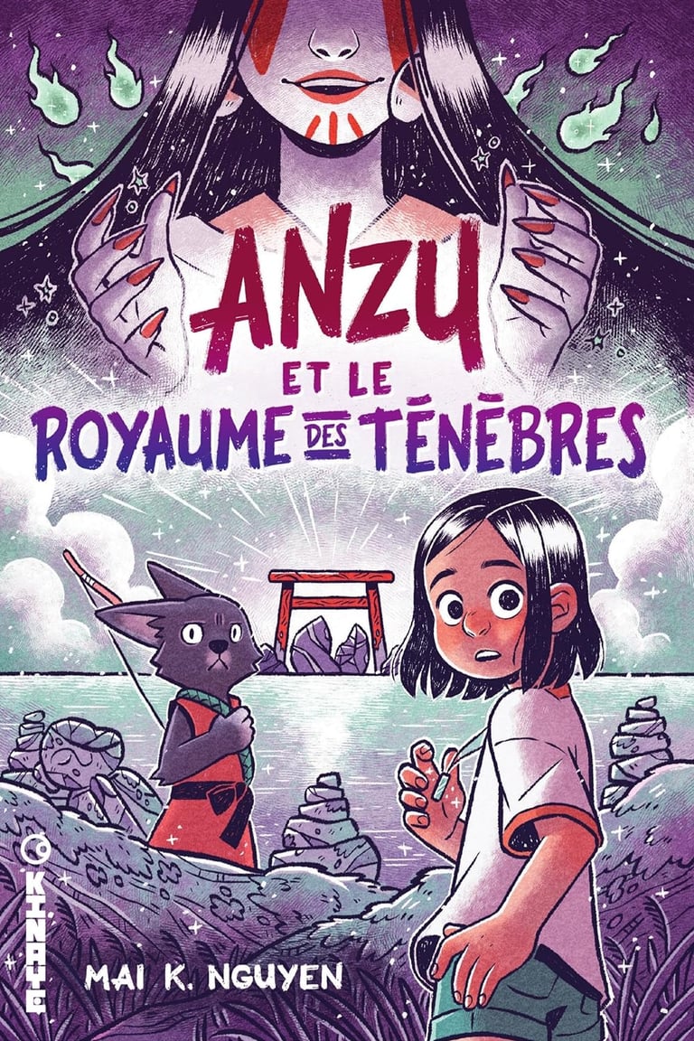Première de couverture de la BD Anzu et le royaume des ténèbres