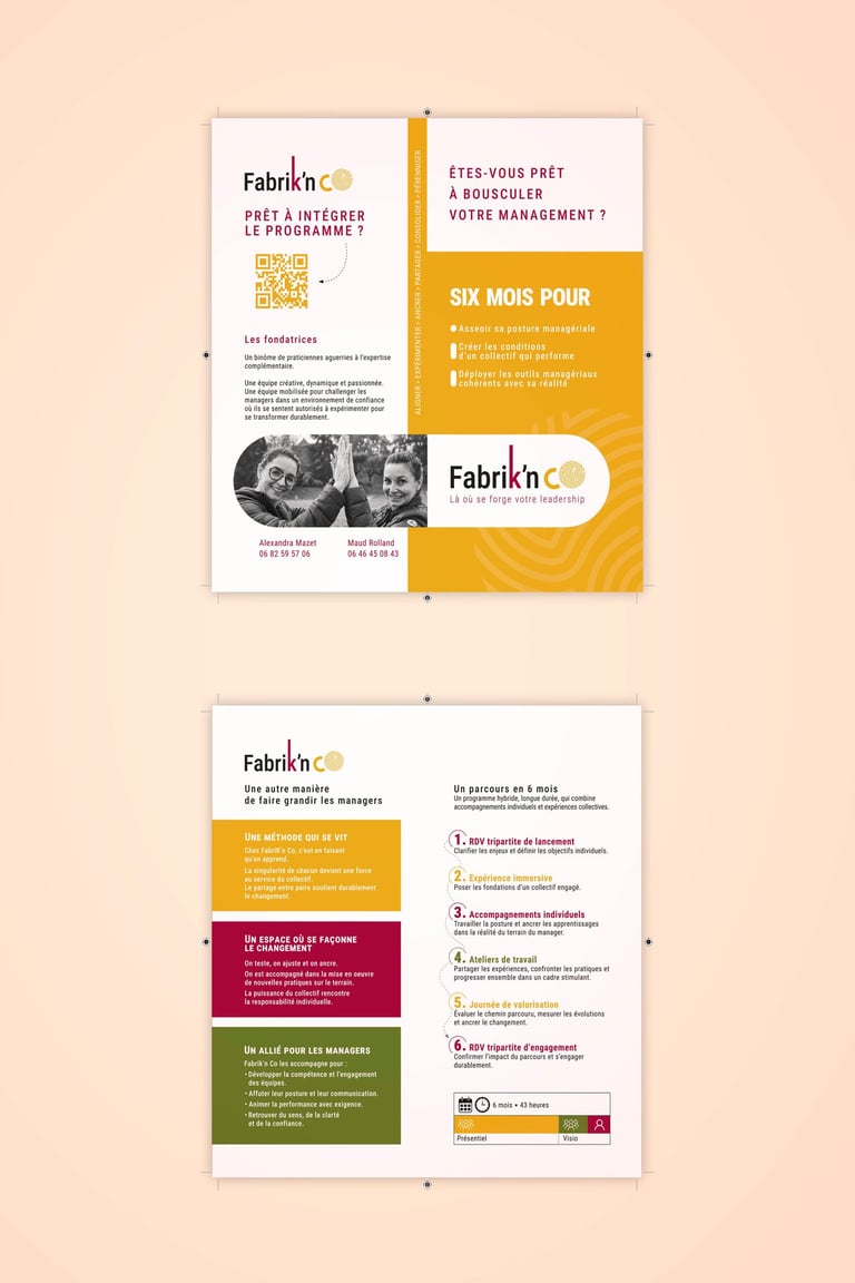 Mise en page dépliant