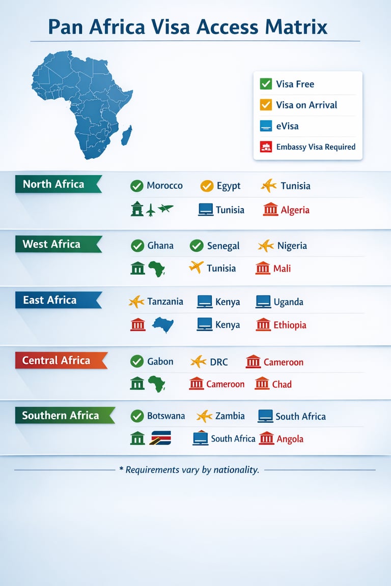 Pan africa visa access