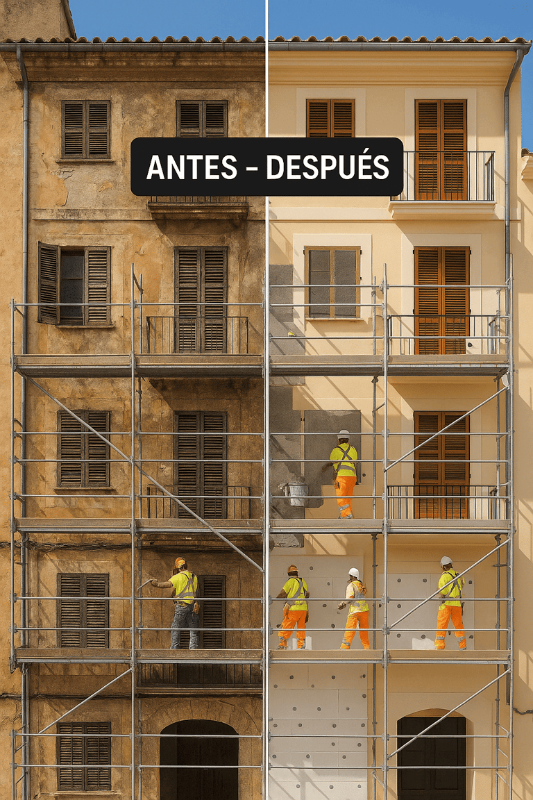 Rehabilitacion fachada SATE