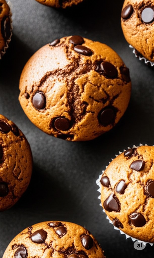 chocolate chip muffins ingredients