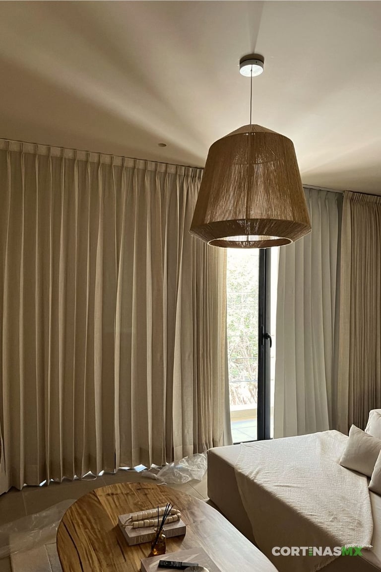 Instalación de cortinas en Cancún
