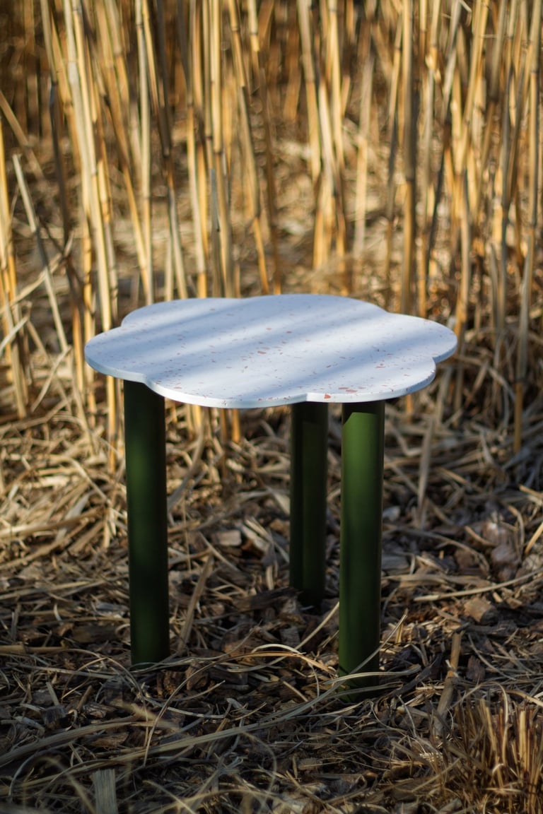 table basse en jesmonite