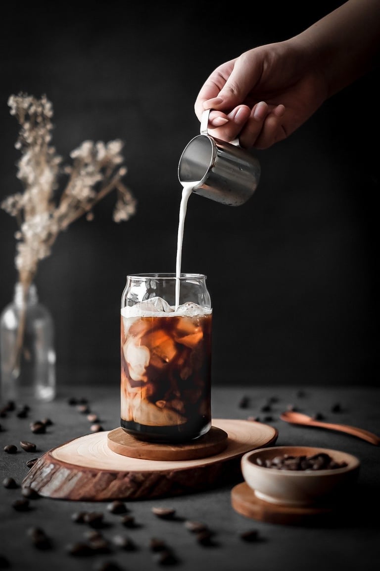 Latte 拿铁   Espresso with fresh milk. 浓缩咖啡加鲜牛奶