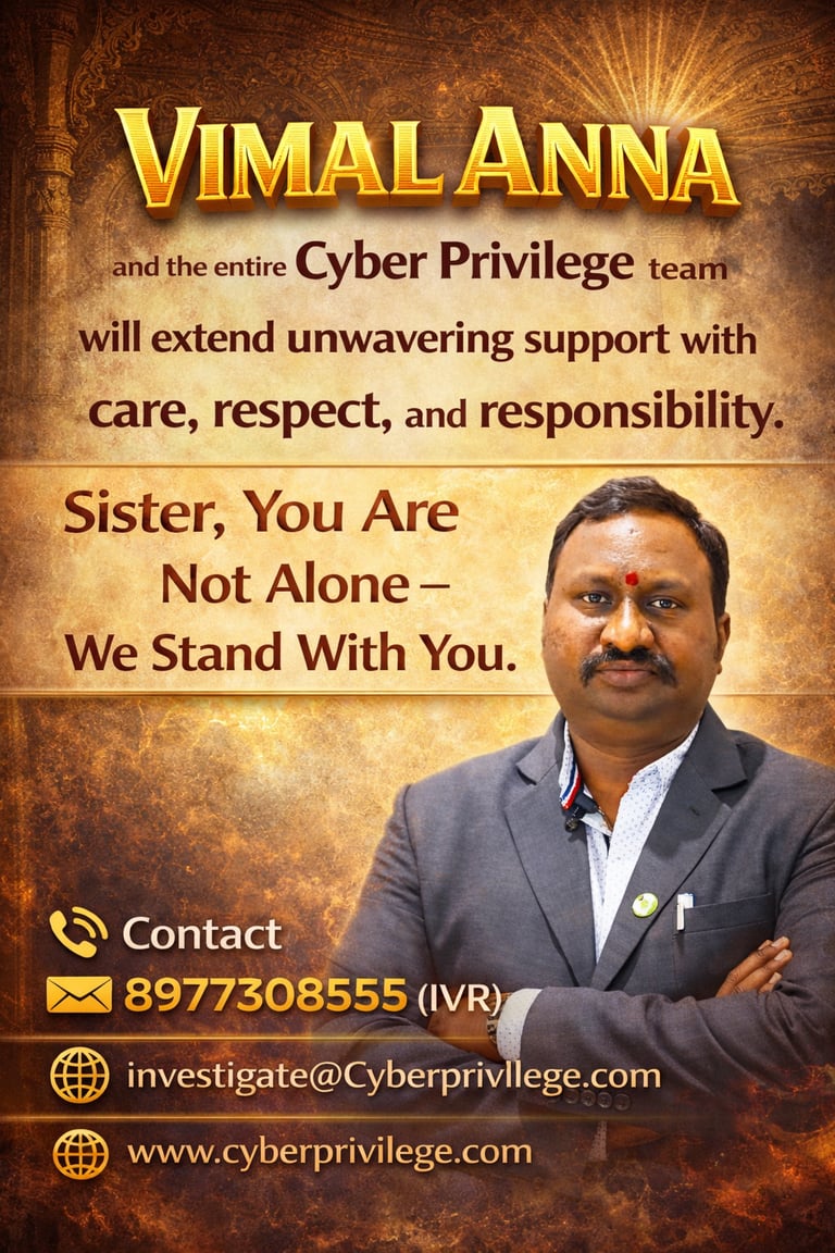 Vimal Anna by G Vimal Kumar CTO Cyber Privilege CSR Ver 2.8 8977308555