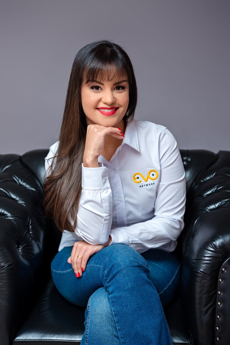 foto de colaboradora da empresa Evo Network