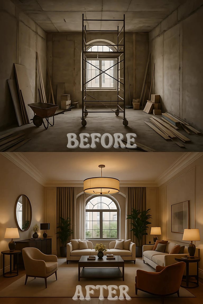 Living Room Interior Designer in Delhi