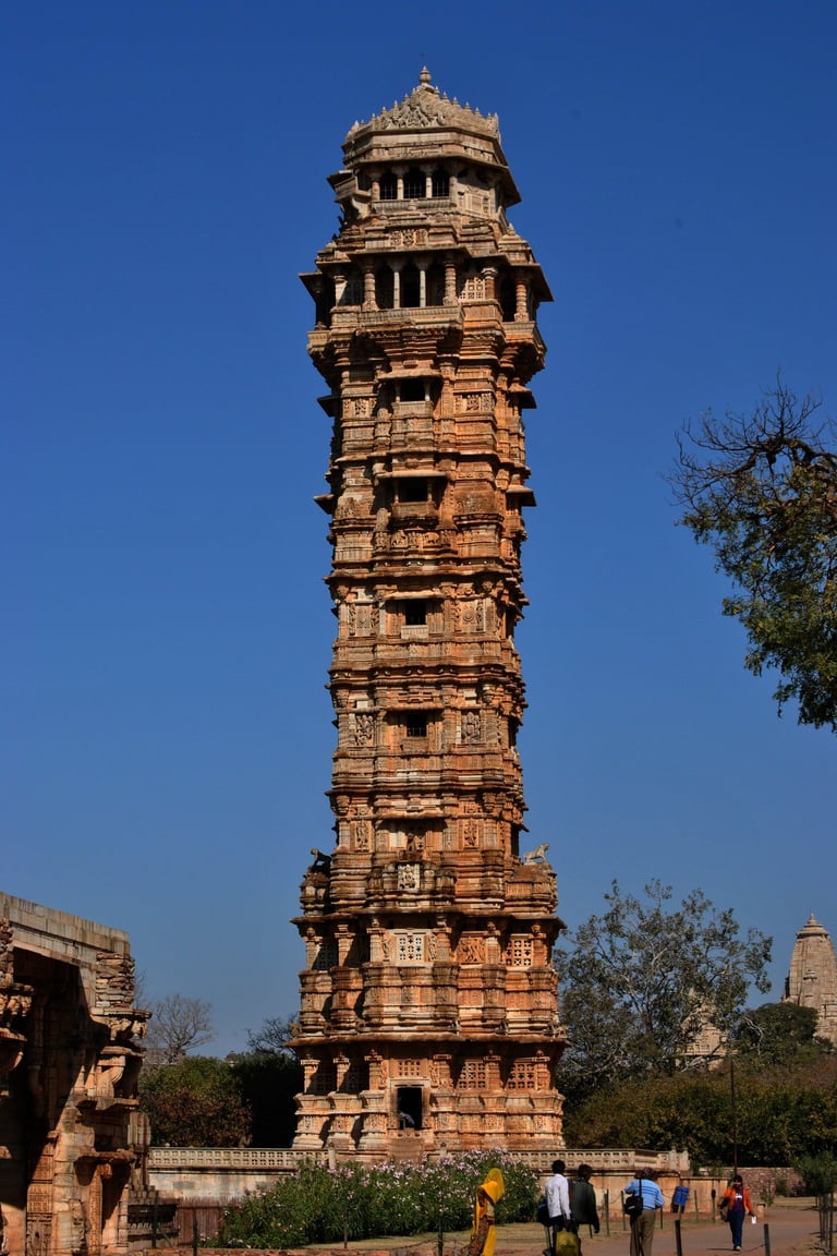 Vijay Stambh - The Tower of Victory at Chittorgarh