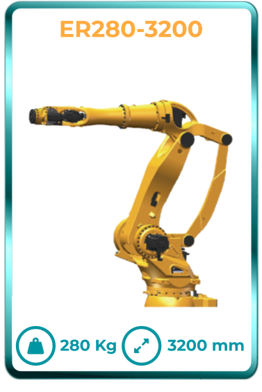 Robot industrial chino de calidad en México tipo Estun 6ejes modelo ER280-3200