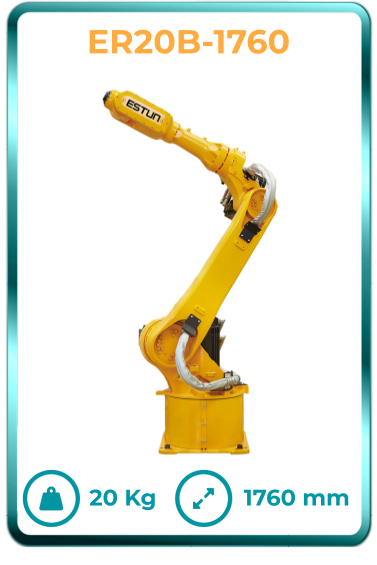 Robot industrial chino de calidad en México tipo Estun 6ejes modelo ER20B-1760