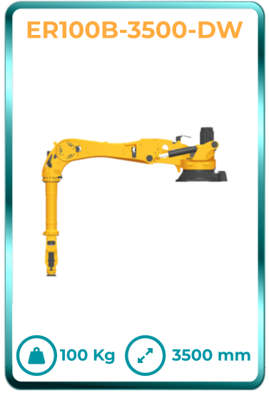 Robot industrial chino de calidad en México tipo Estun 6ejes modelo ER100B-3500-DW