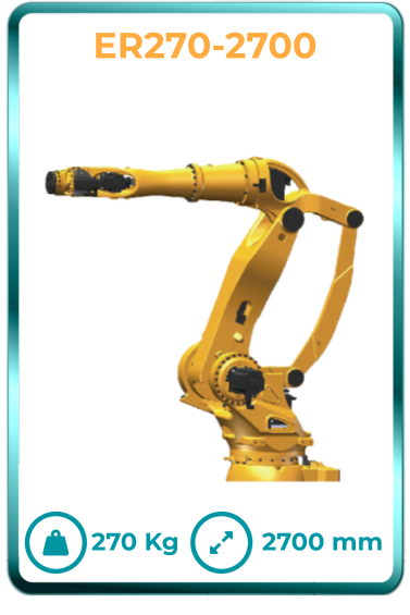 Robot industrial chino de calidad en México tipo Estun 6ejes modelo ER270-2700