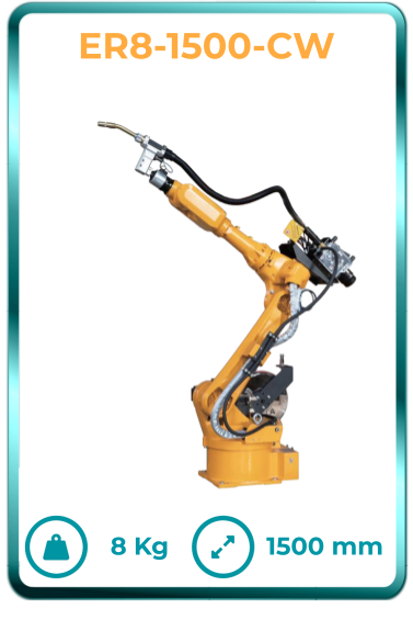 Robot industrial de soldadura chino de calidad en México Estun 6ejes modelo ER8-1500-CW