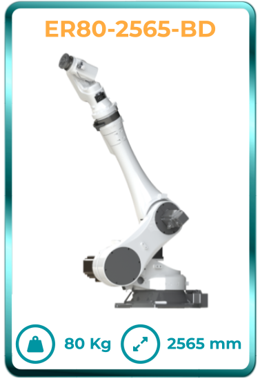 Robot industrial por prensa dobladora chino de calidad en México Estun ER80-2565-BD
