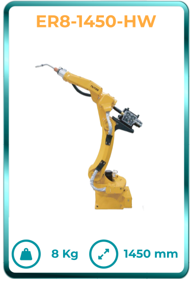 Robot industrial de soldadura chino de calidad en México Estun 6ejes modelo ER8-1450-HW