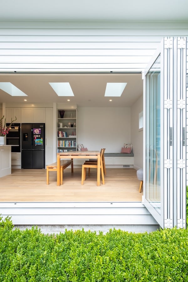 Hataitai home extension Peaky Builders dining room