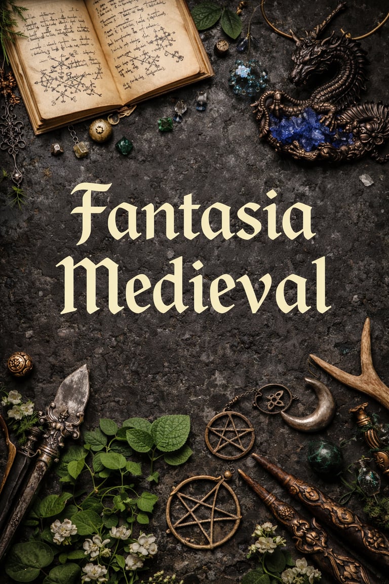 Creaciones hechas a mano con temática medieval y fantasia