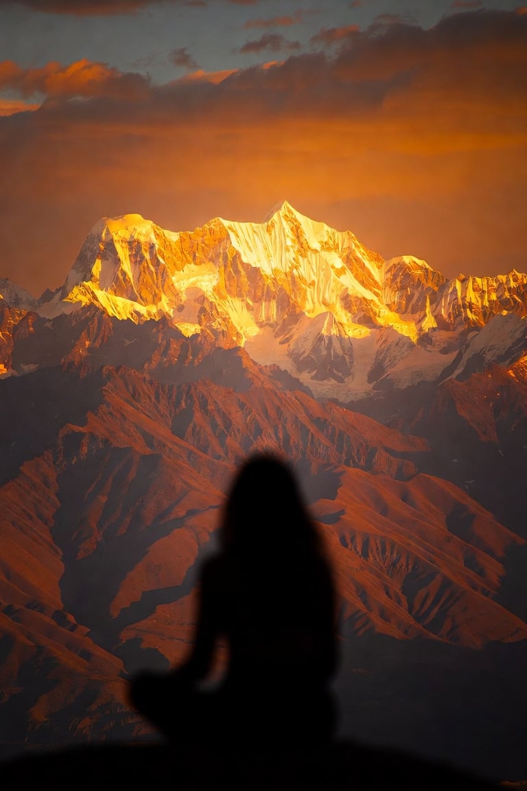 Yogi in meditazione