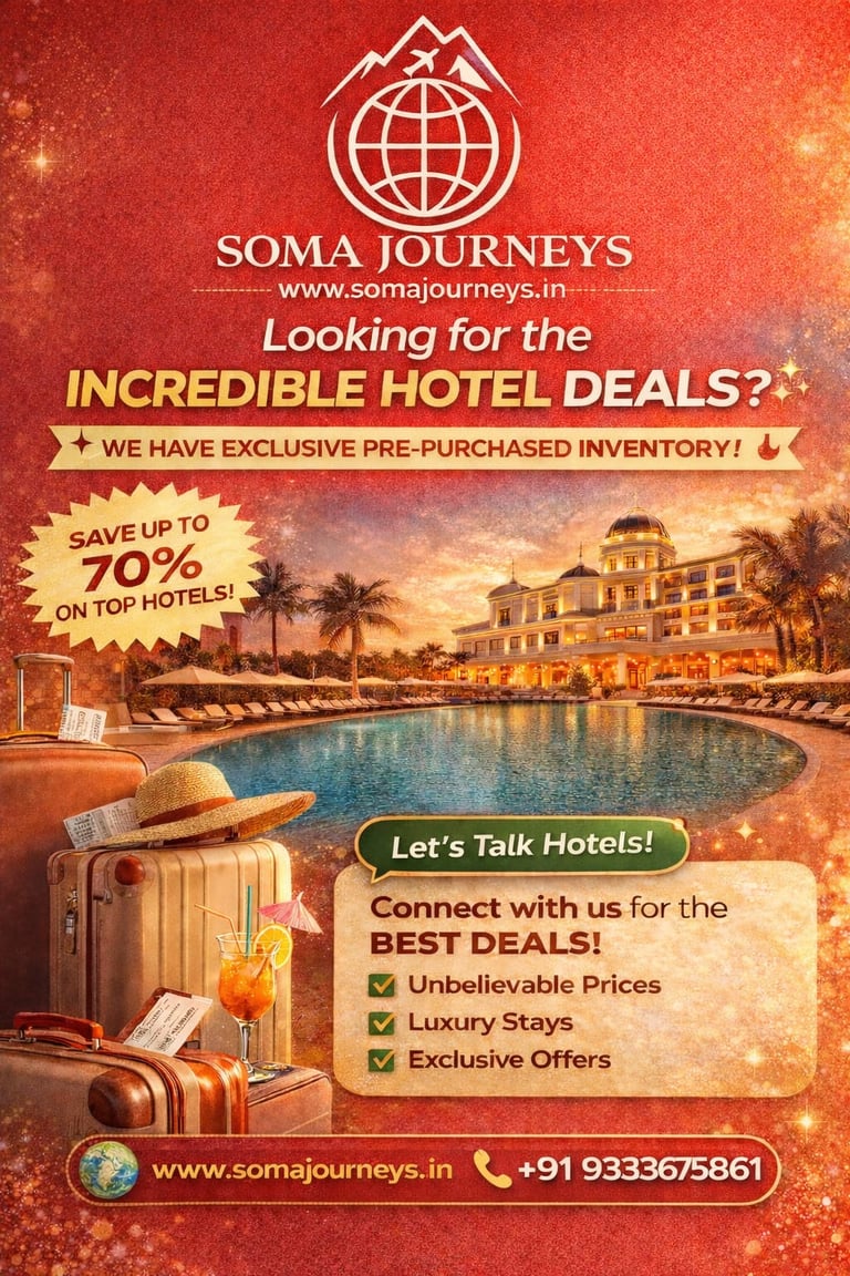 Hotel deals by Soma Journeys
