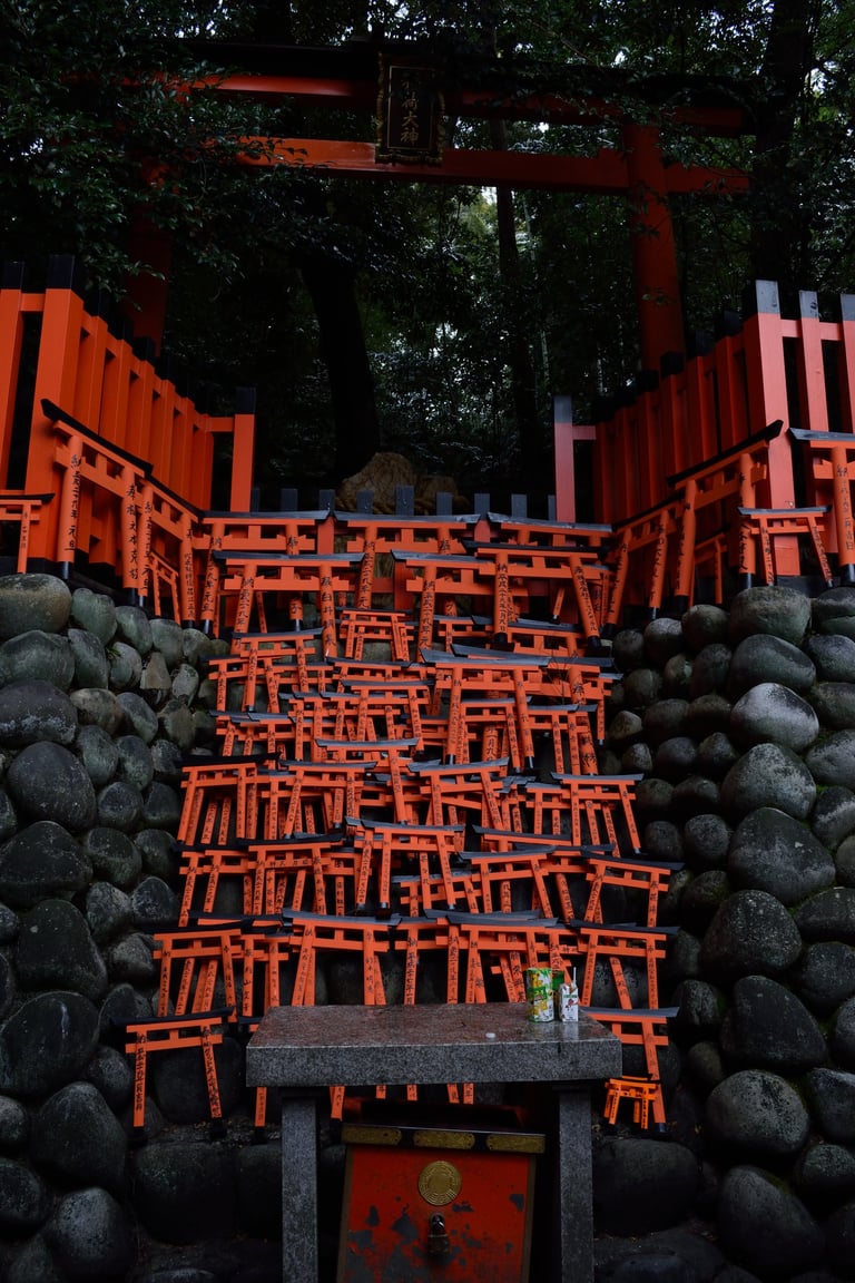 "Piled High" - Fushimi Inari Shrine, Kyoto, Japan