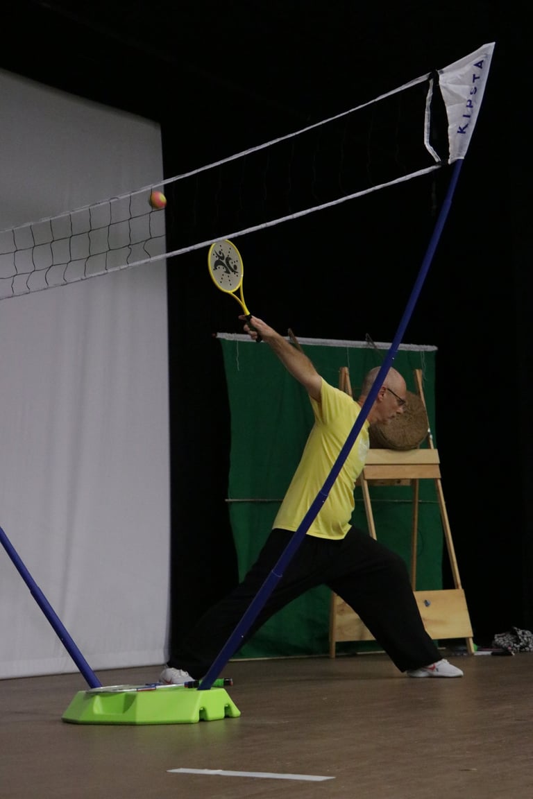 Démonstration publique de Roliball