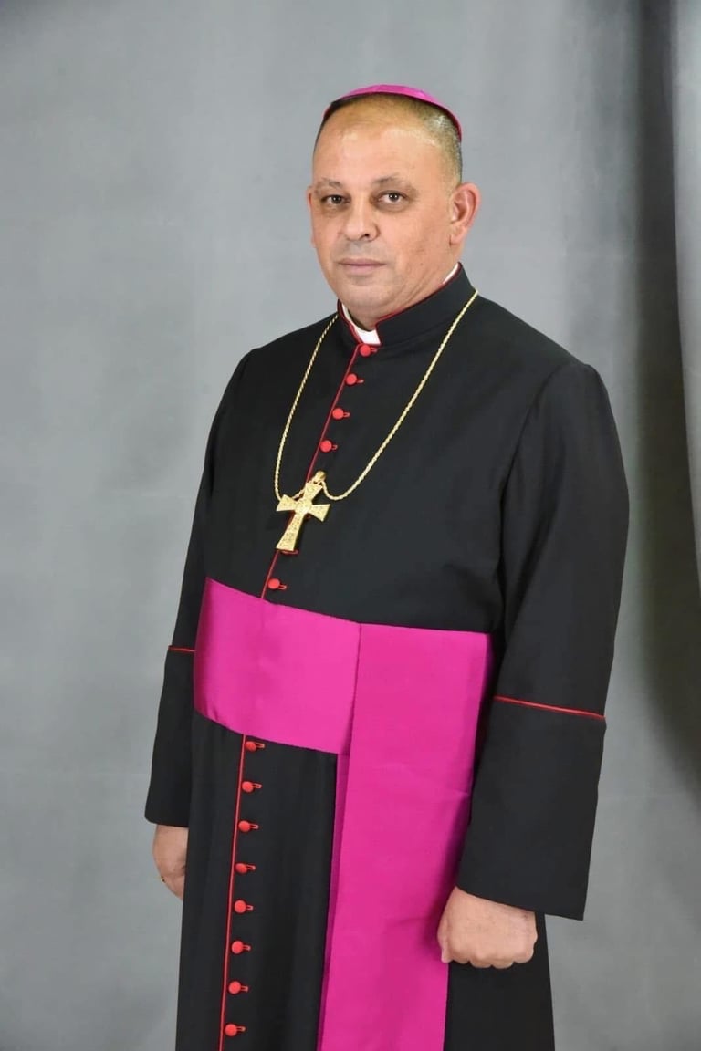 a man in a priest's robes and a priest's robe