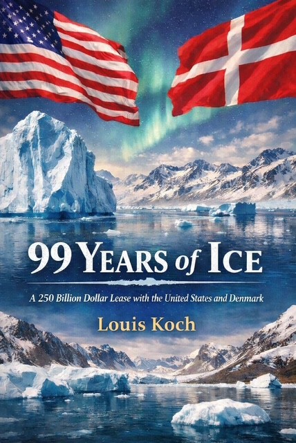 a book cover of 99 years of icebergs