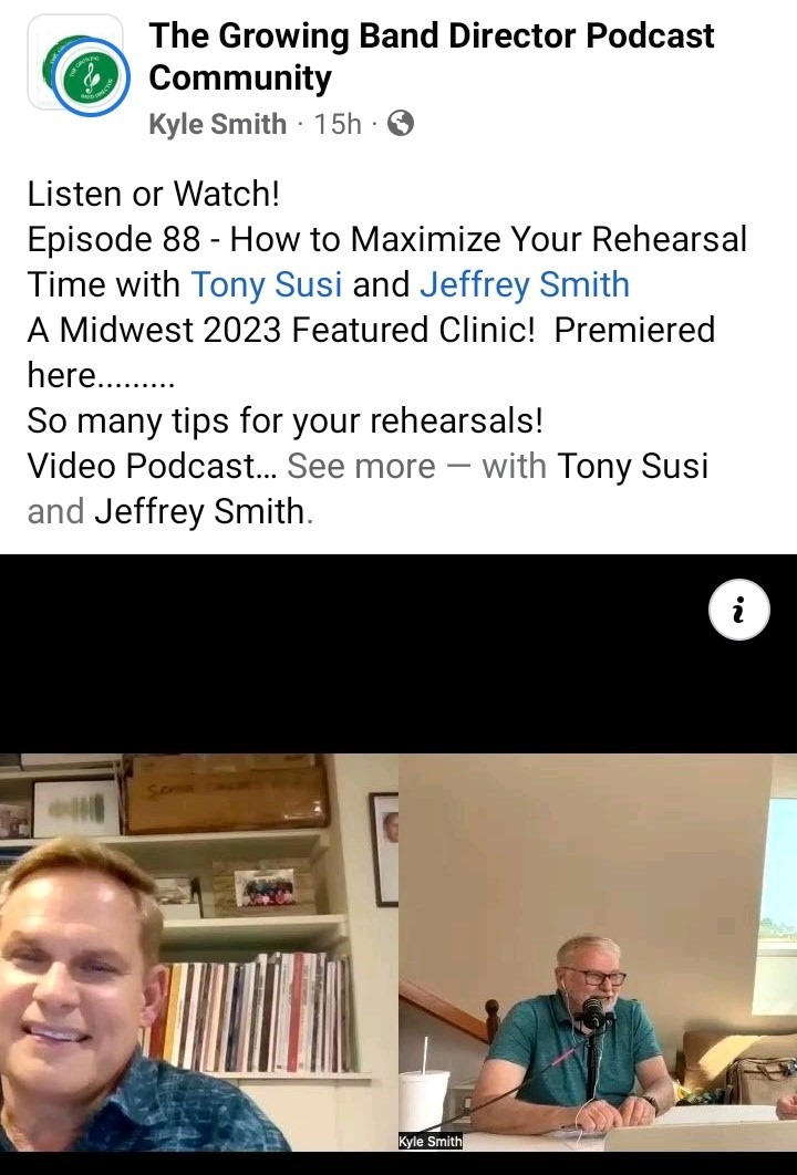 Testimonial of valuable podcast presentation.