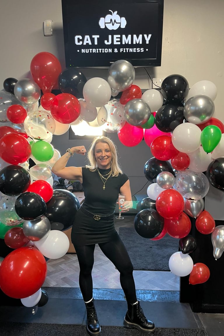 Cat Jemmy Nutrition and Fitness Birthday Party