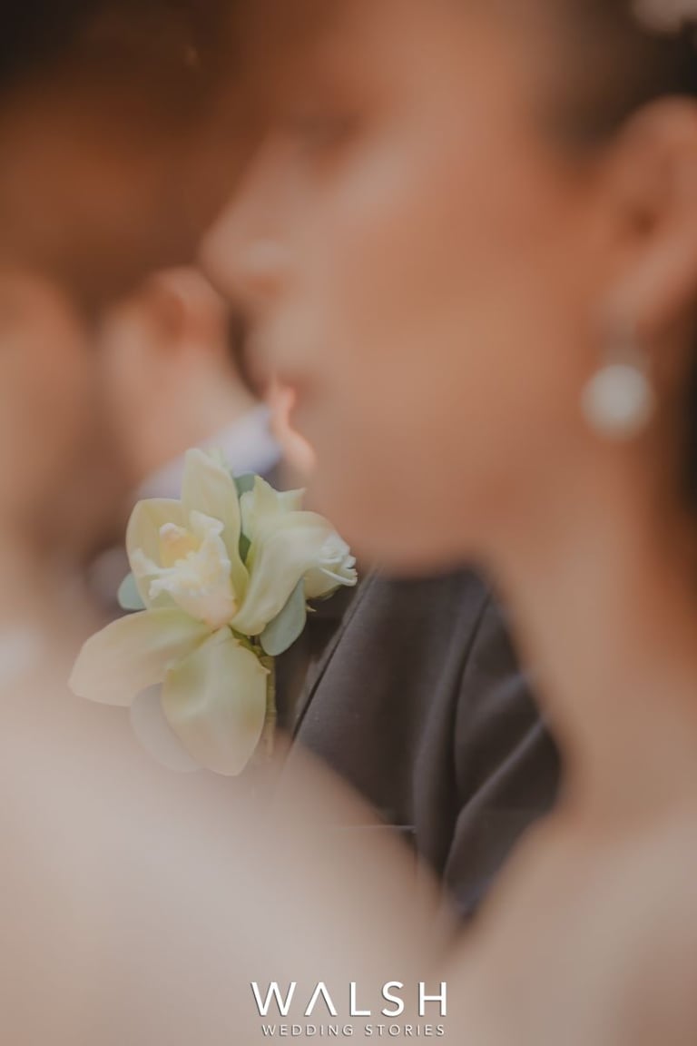 Antigua Guatemala Wedding Photographer- Corsage of groom at wedding