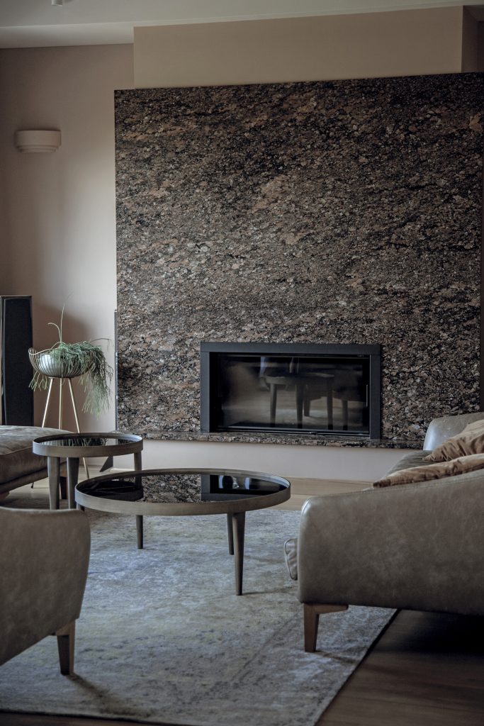 akmenine zidinio apdaila