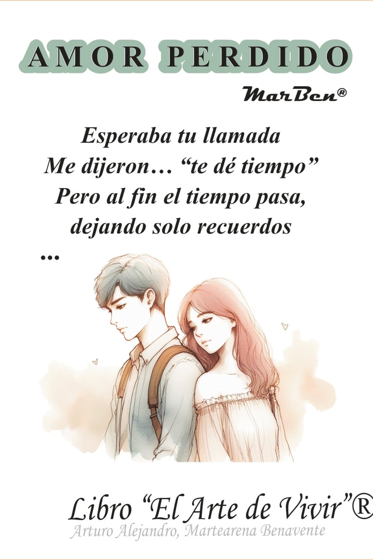 FRAGMENTO POEMA: AMOR PERDIDO (ARTURO A. MARTEARENA BENAVENTE)